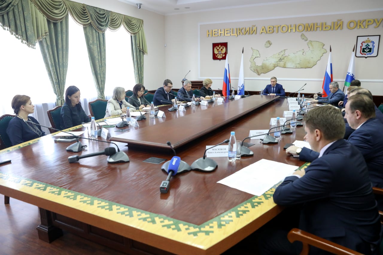 Юрий Бездудный провёл первое еженедельное совещание с заместителями и руководителями профильных ведомств в статусе губернатора Ненецкого автономного округа